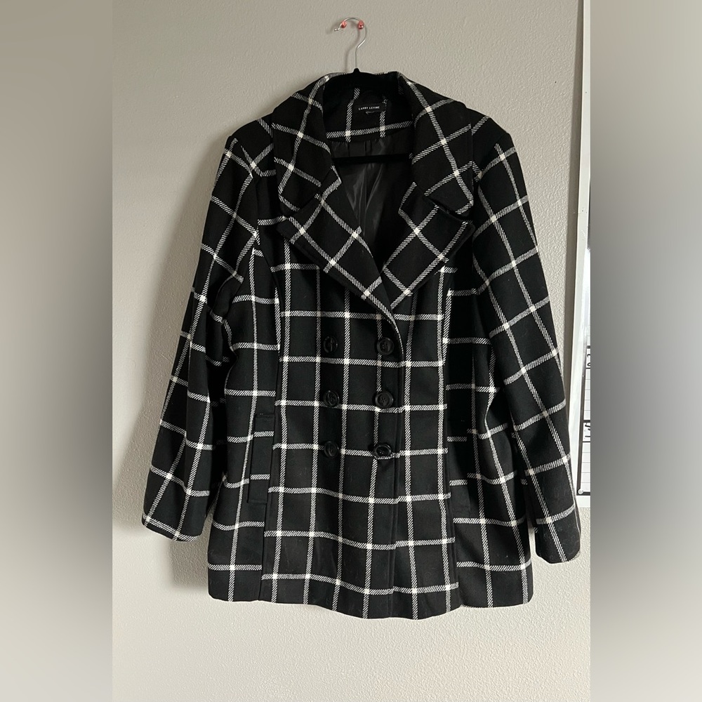 Black and white coat